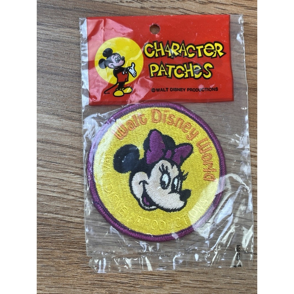 Vintage Walt Disney Productions Character Patches Minnie Mouse NEW